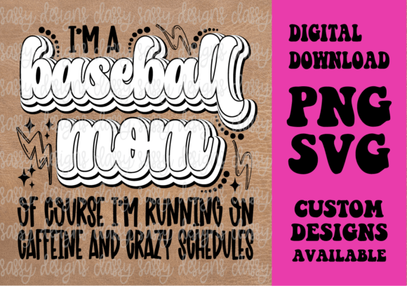 Baseball Mom Caffeine and Crazy Schedule Embroidery Review