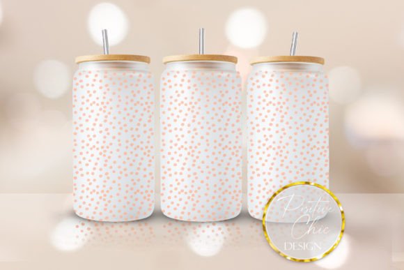 Blush Dots Libbey Glass Can Wrap Design Review