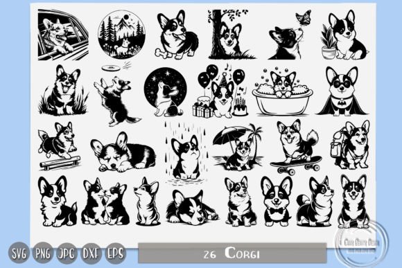 Corgi Dog Embroidery File