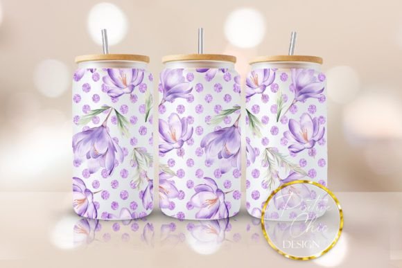 Flowers Libbey Glass PNG Floral UVDTF Review