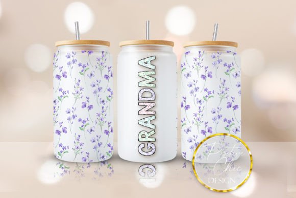 Grandma Libbey Can Wrap Floral UVDTF PNG Review