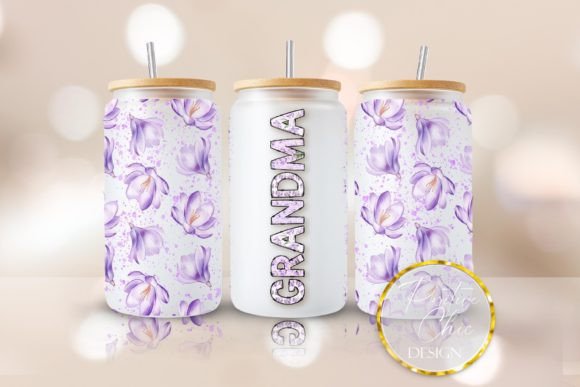Grandma Libbey Glass Can Wrap UVDTF PNG Review