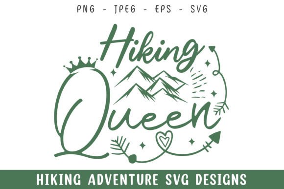 Hiking Queen Mountain Lover Adventure Embroidery Review