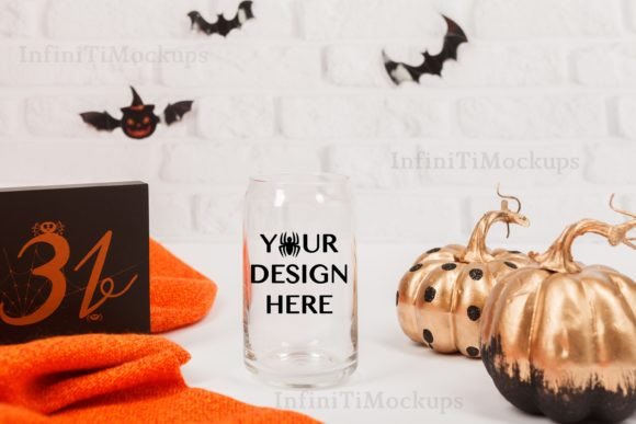 Libbey Glass Can Mockup Halloween Review
