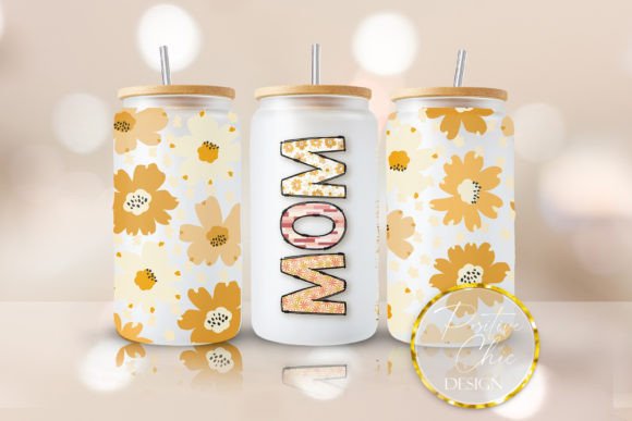 Mom Libbey Can Glass Floral UVDTF Wrap Review