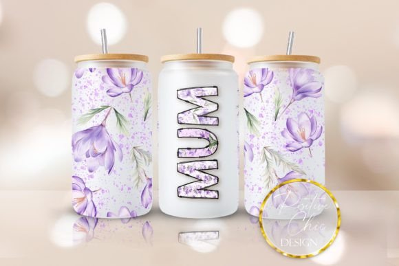 Mothers Day Mum Libbey Glass Wrap PNG Review