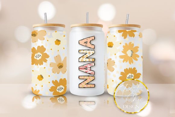 Nana Libbey Can Glass Floral UVDTF Wrap Review