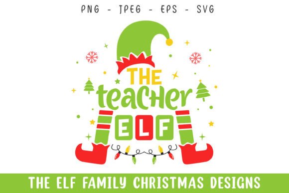 The Teacher Elf Merry Christmas Designs Review
